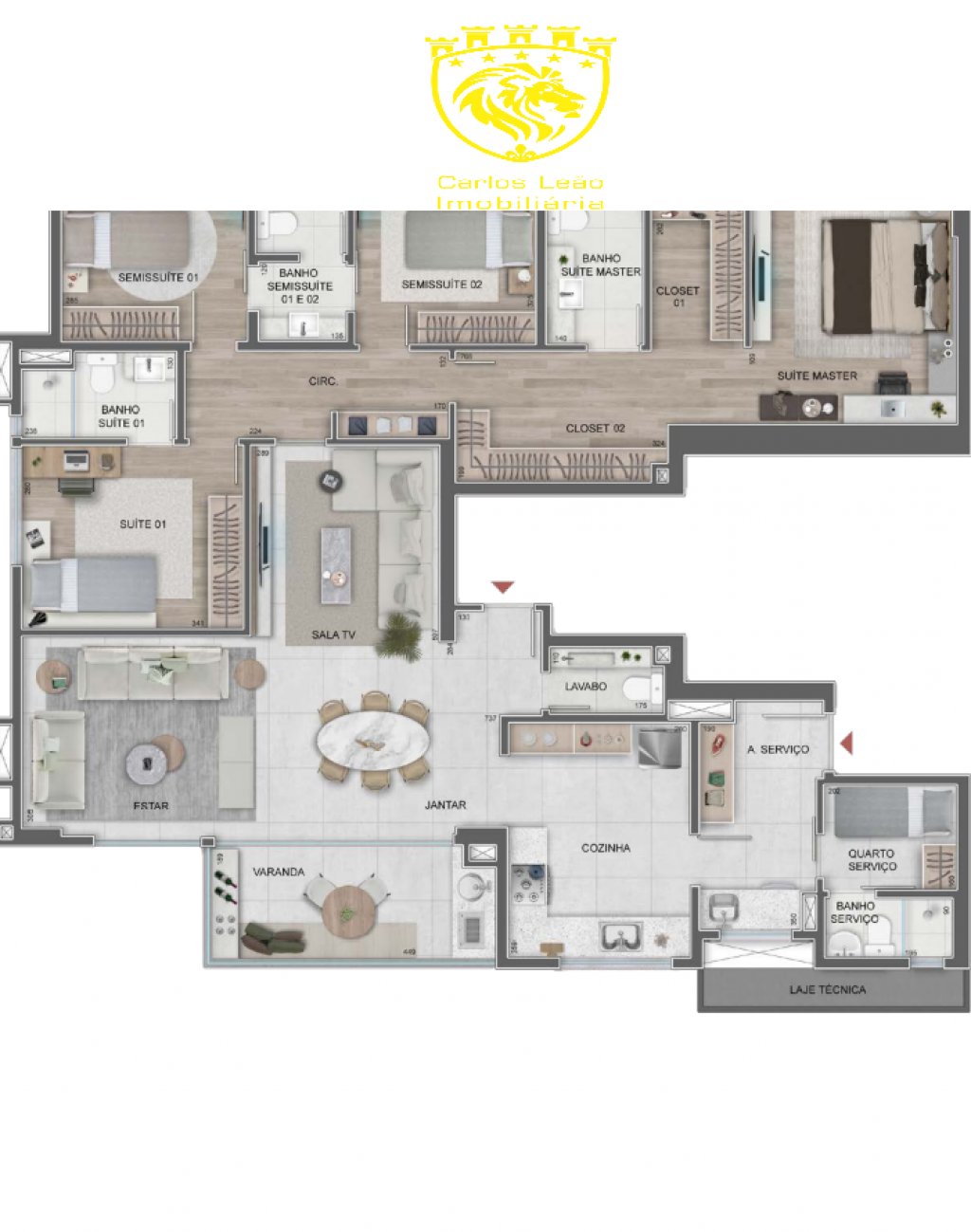 Apartamento à venda com 4 quartos, 157m² - Foto 7